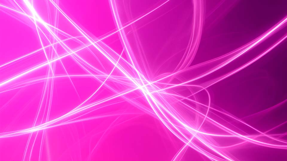 Pink background with glowing white lines