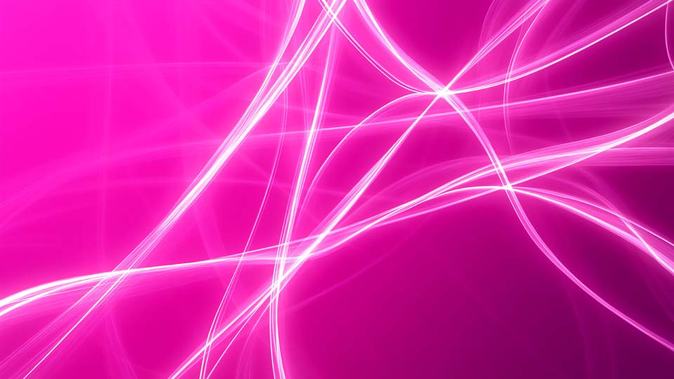 Pink background with glowing white lines