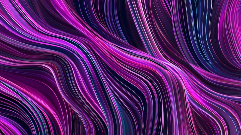 Colorful purple and pink lines