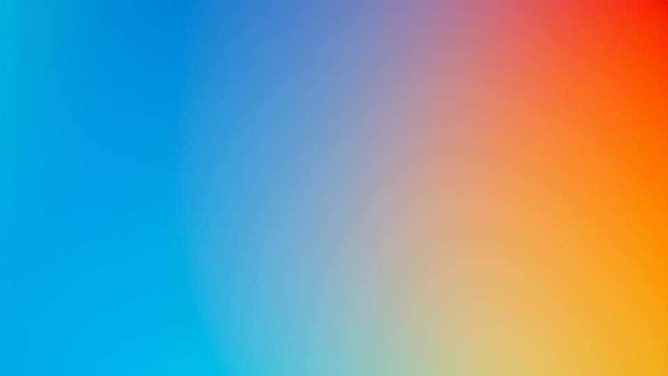 Blurred gradient background with orange and blue