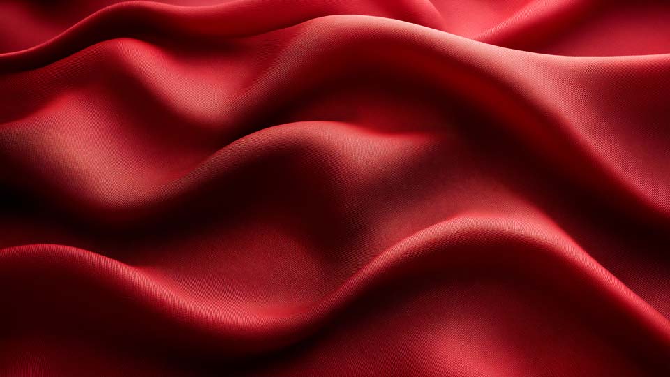 Red silk fabric texture