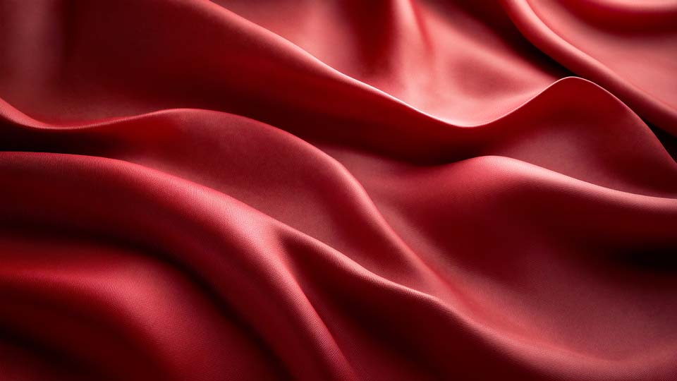 Red silk fabric texture