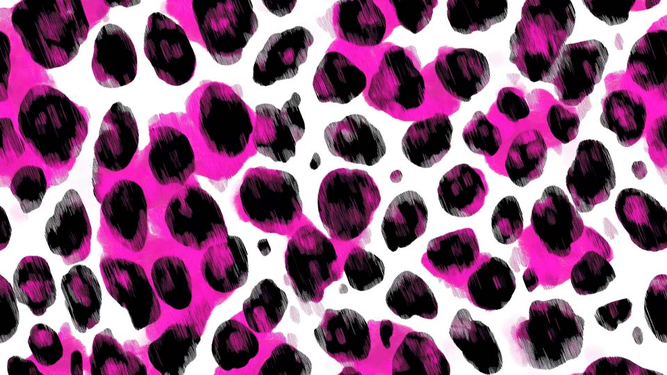 Pink leopard print pattern