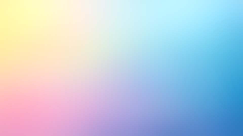 Soft pastel blue, pink, and yellow gradient