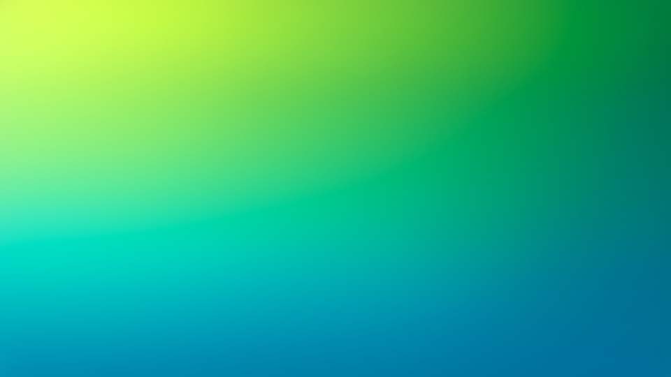 Smooth gradient background with blue, green, and yellow