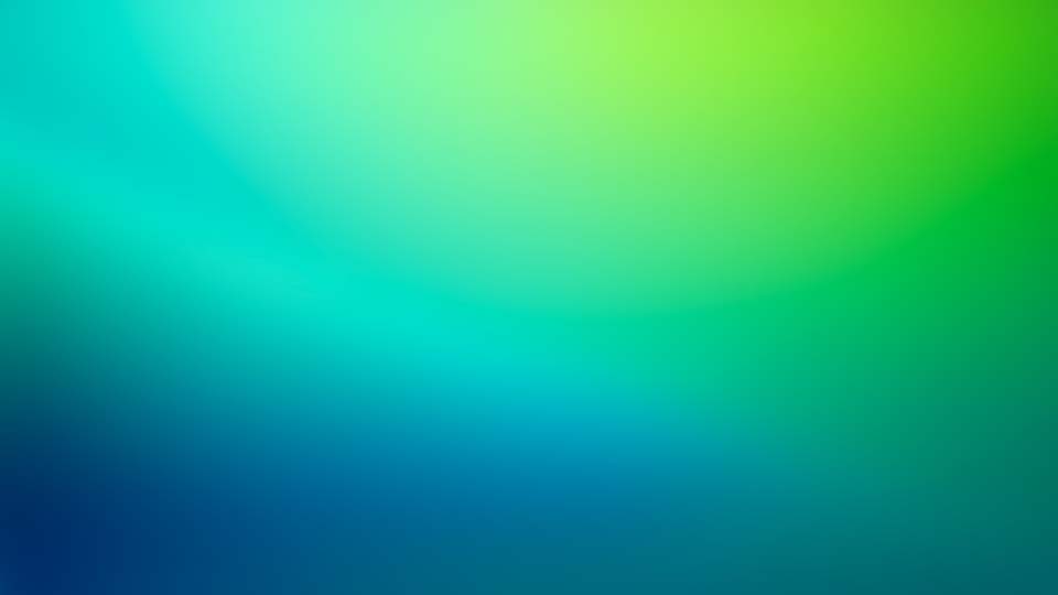 Smooth gradient background with blue, green, and yellow