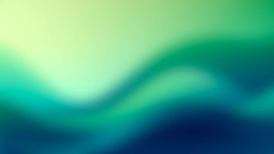 Smooth gradient background with blue, green, and yellow