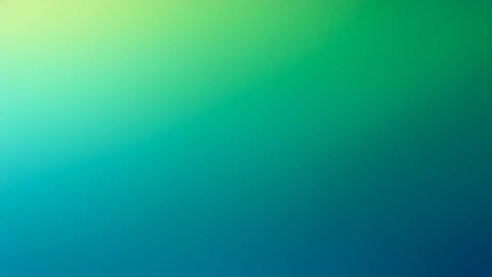 Smooth gradient background with blue, green, and yellow