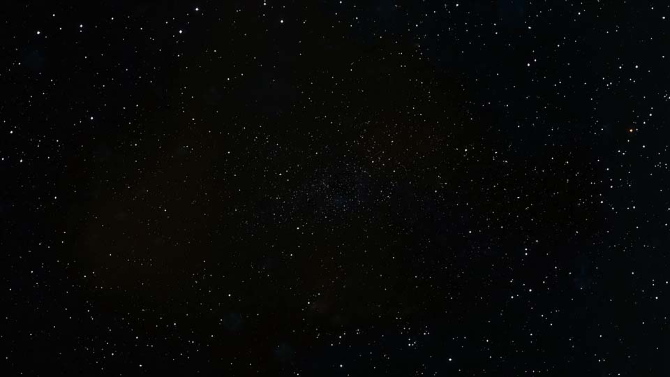 White stars in a black sky background