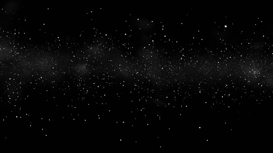 White stars in a black sky background