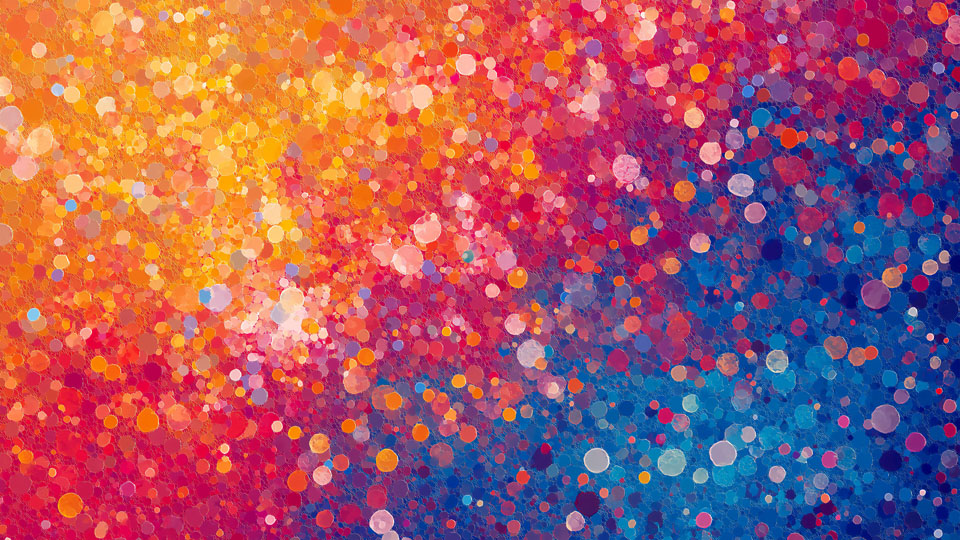 Glittery background with dots and sparkles