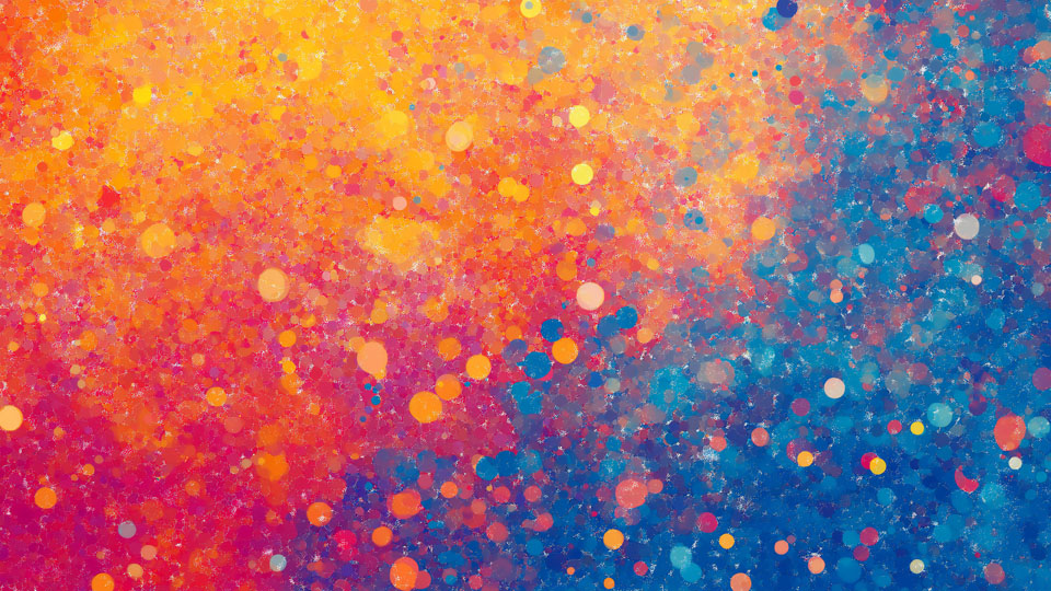 Glittery background with dots and sparkles