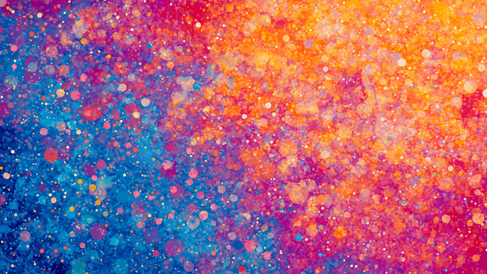 Glittery background with dots and sparkles