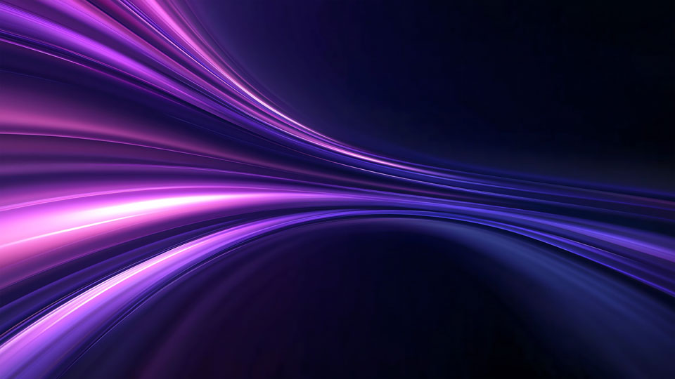 Purple and blue speed effect and light streaks