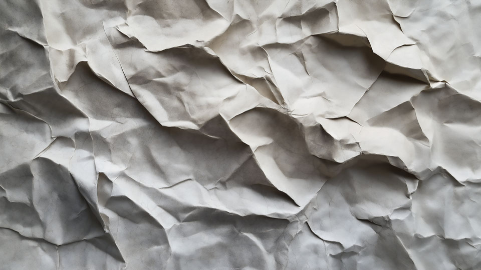 Crumpled paper texture