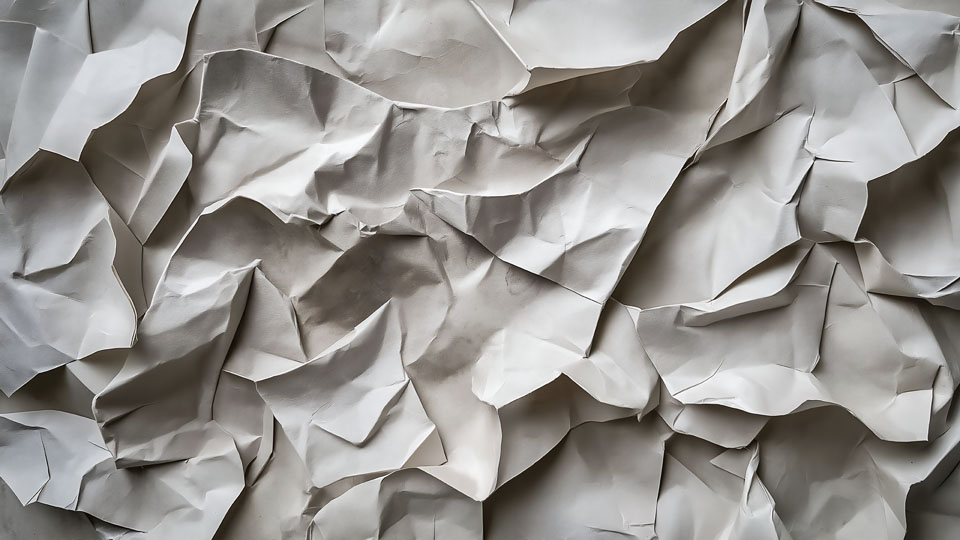 Crumpled paper texture