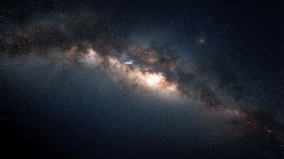 Milky Way galaxy taken from Earth