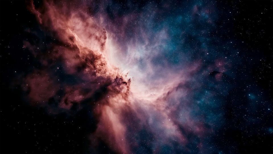 Nebula in deep space