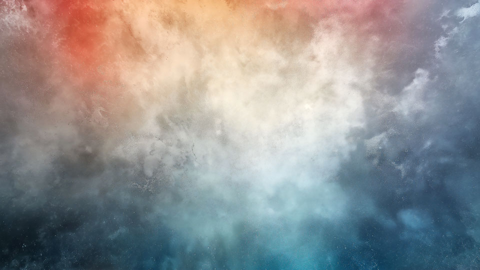 Background with gradient colors, fog and smoke in pastel tones,