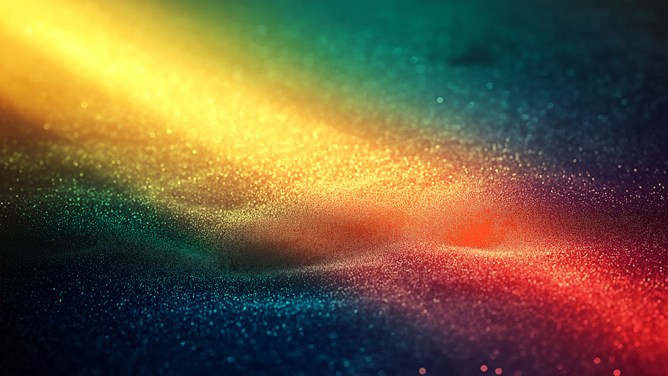 Abstract background with a blurred gradient of rainbow colors