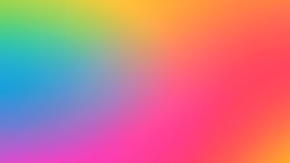 Rainbow gradient background with a soft blur effect