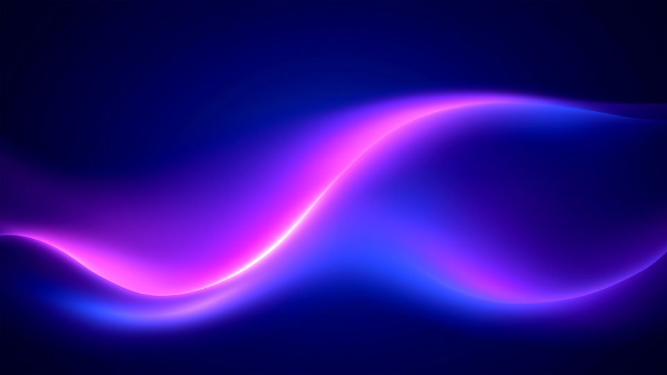 Glowing Neon Blue and Purple Gradient Background