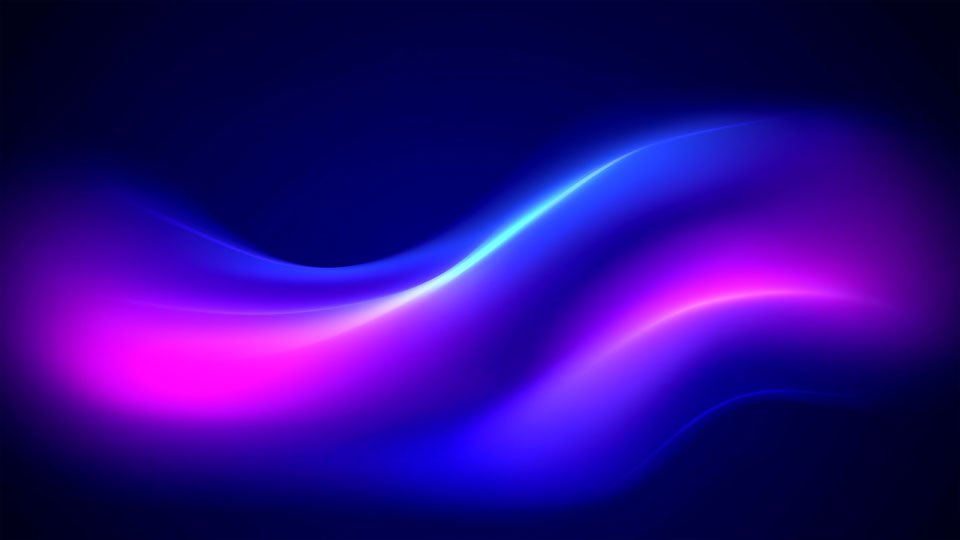 Abstract Neon Blue and Purple Gradient Background