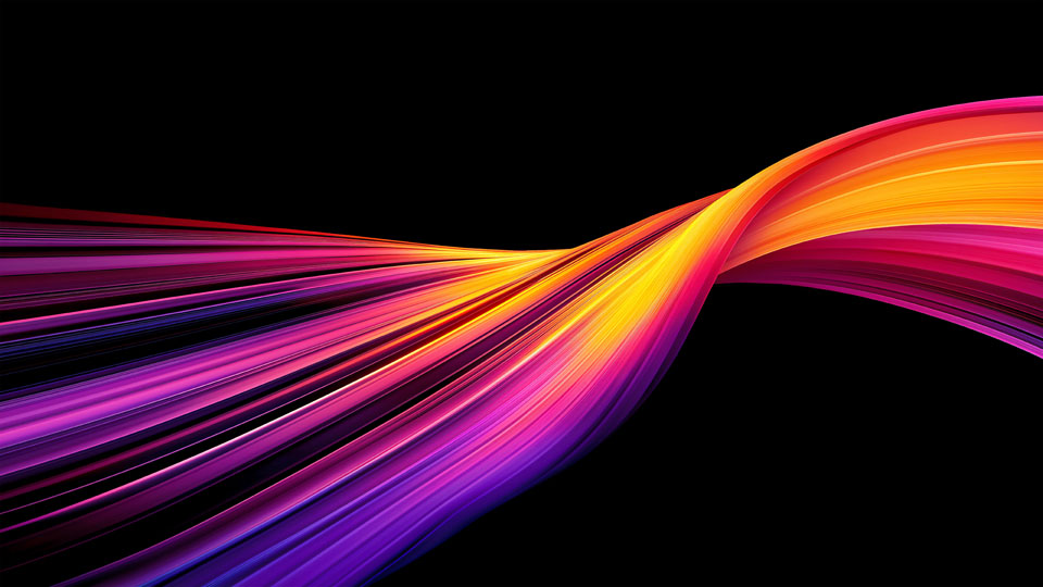 Abstract background with colorful lines and a speed effect