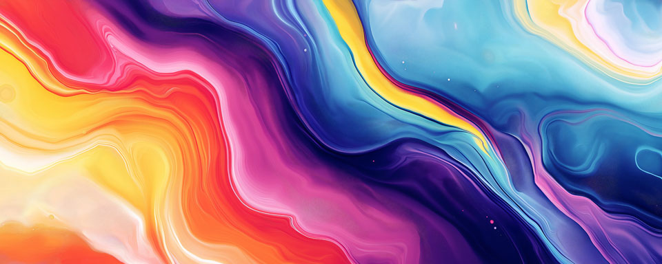 Abstract background with swirling colors