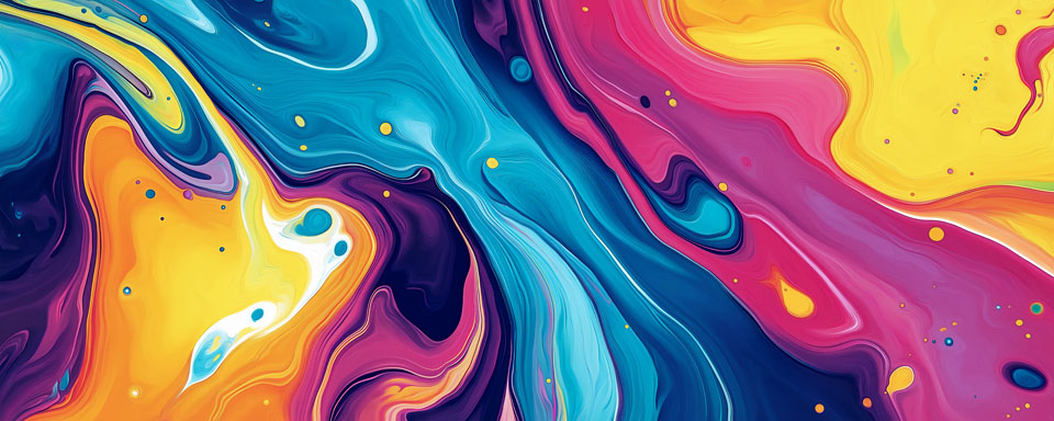 Abstract background with swirling colors