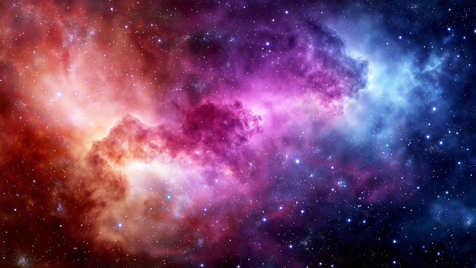 Galactic nebula background