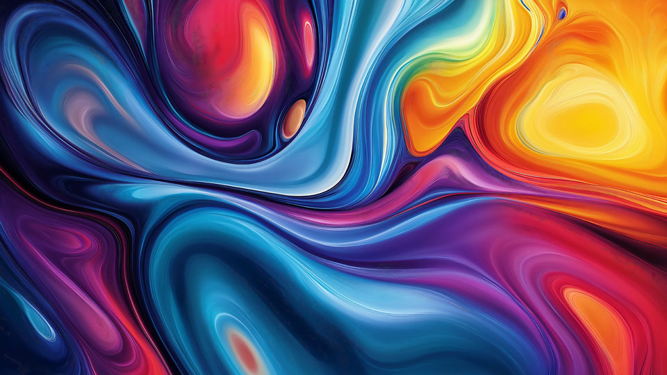 Colorful Liquid Waves