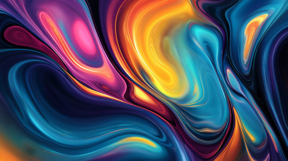 Vibrant Liquid Waves