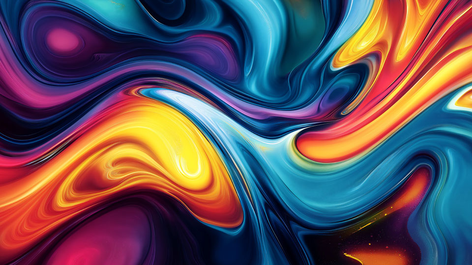 Fluid Color Waves