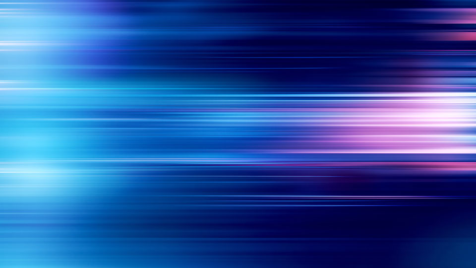 Blurred speed lines with blue and purple gradient