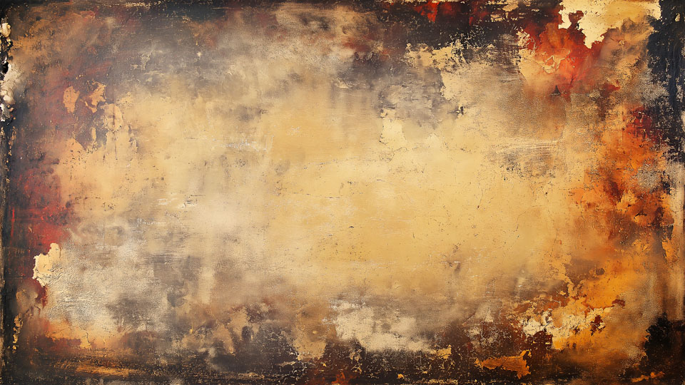 Grunge background with warm beige and gold tones