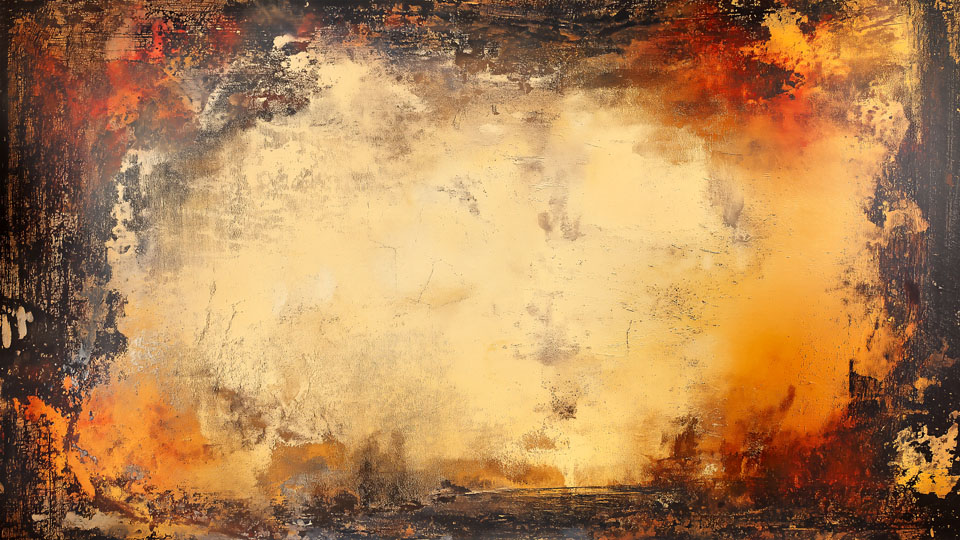 Warm brown and gold grunge textured backdrop