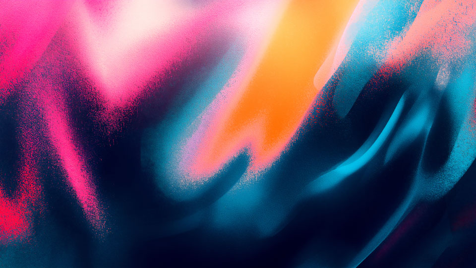 Soft neon blurry background for creative projects