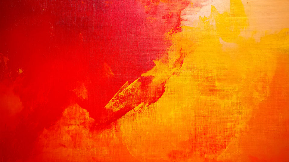 Dynamic fiery abstract for bold designs