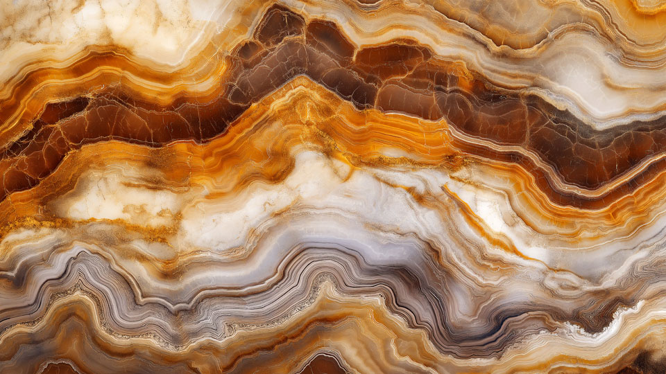 Agate gemstone texture with swirling lines