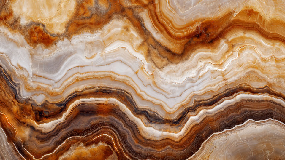 Detailed agate texture with unique gemstone patterns