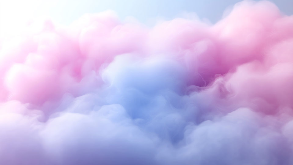 Pastel clouds and smoke background