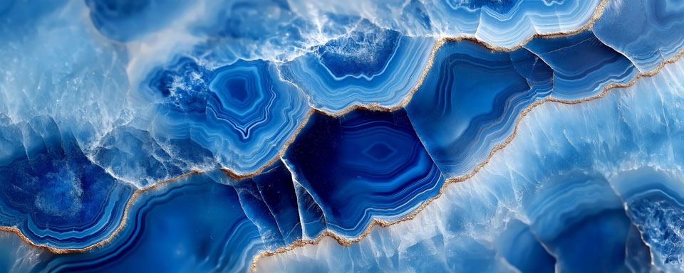 Ocean-inspired blue agate texture