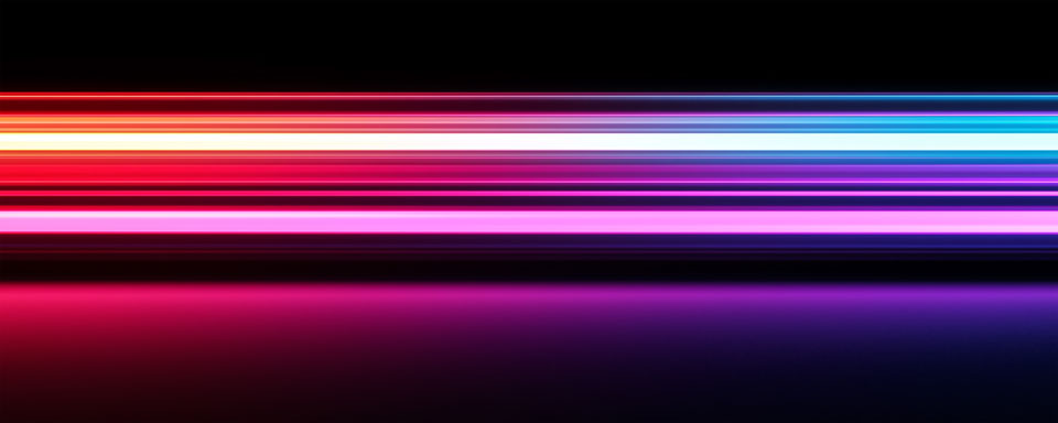 Futuristic neon light gradient design