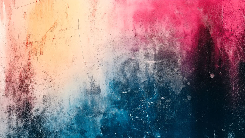 Modern grunge texture with vibrant pastel colors