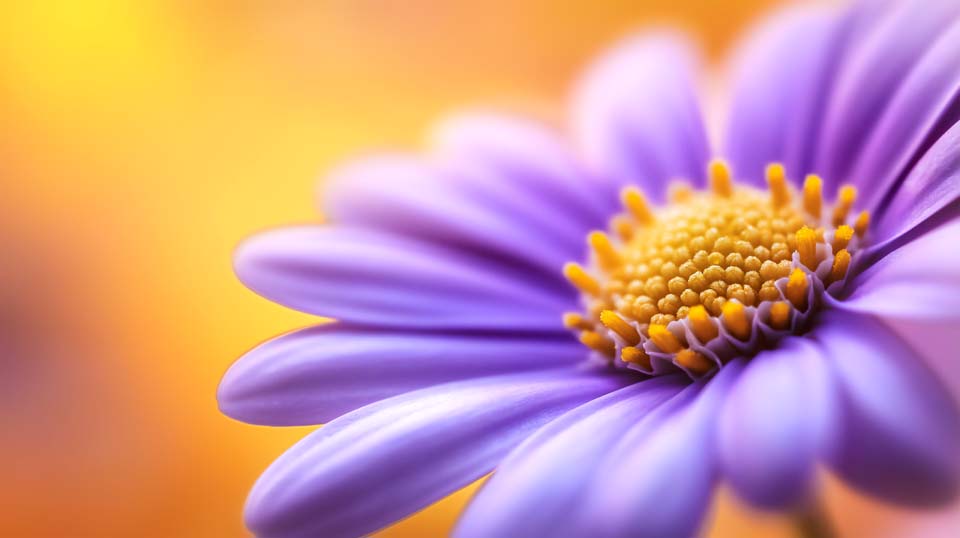 A macro shot of a flower
