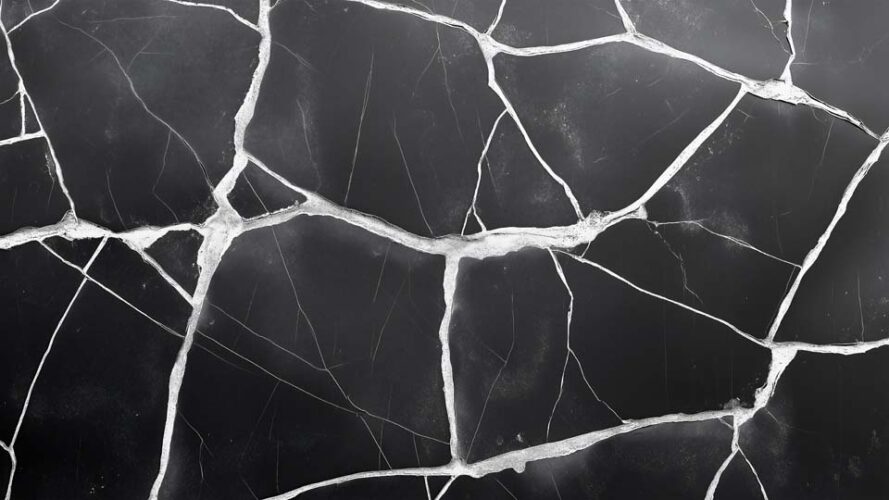 Cracked marble texture