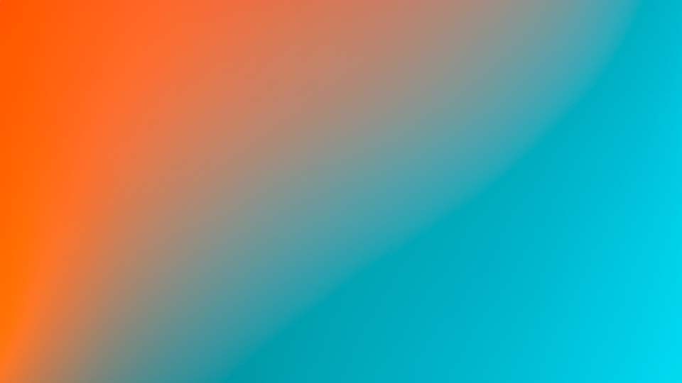 Blurred gradient background with orange and blue