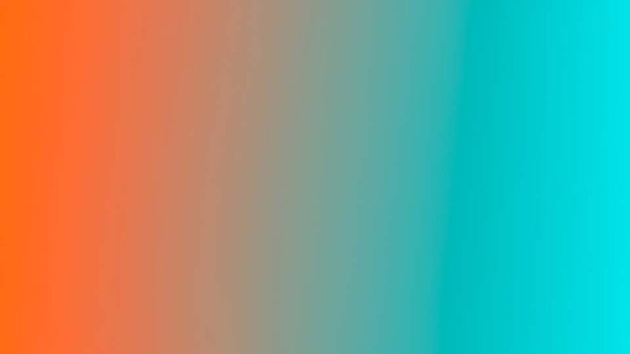 Blurred gradient background with orange and blue
