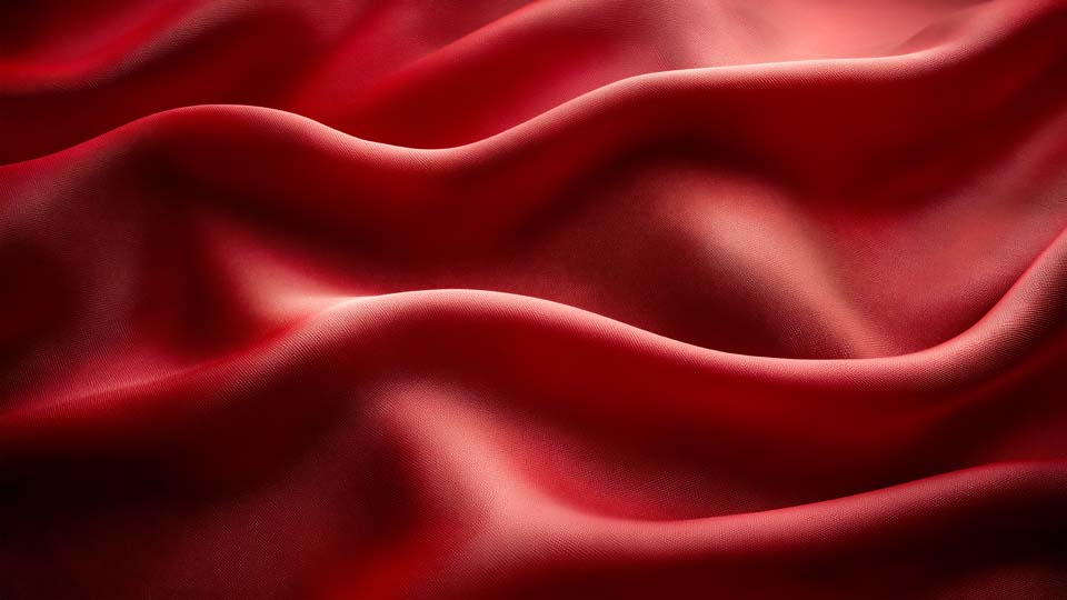 Red silk fabric texture